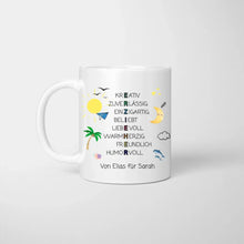 Carica l&#39;immagine nel visualizzatore di Gallery, Erzieherin, Erzieher Abschied Geschenk - Personalisierte Tasse, Abschiedsgeschenk, Erzieher, Kindergarten, Schule, Lehrer, Tagesmutter
