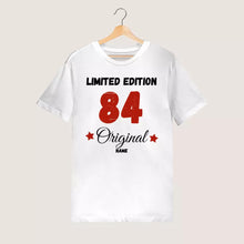 Carica l&#39;immagine nel visualizzatore di Gallery, Limited Edition Geburtsjahr Geburtstag - Personalisiertes T-Shirt zum beschriften (100% Baumwolle, Unisex)
