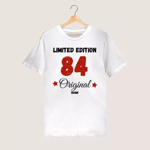 Limited Edition Geburtsjahr Geburtstag - Personalisiertes T-Shirt zum beschriften (100% Baumwolle, Unisex)