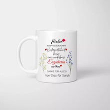 Carica l&#39;immagine nel visualizzatore di Gallery, Wunderbare Erzieherin mit Herz - Personalisierte Tasse, Abschiedsgeschenk, Erzieher, Kindergarten, Schule, Lehrer, Tagesmutter
