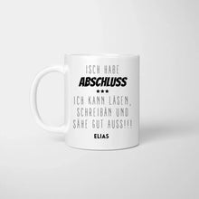 Carica l&#39;immagine nel visualizzatore di Gallery, Isch habe Abschluss - Personalisierte Tasse lustig zum Abschluss, Abitur, Studium, Bachelor, Master, Ausbildung, Realschule
