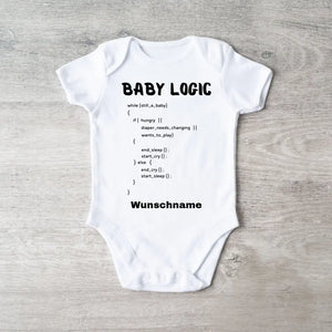 Baby Logic, IT Anleitung - Personalisierter Baby-Onesie/ Strampler, 100% Bio-Baumwolle