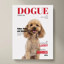 Carica l&#39;immagine nel visualizzatore di Gallery, Personalisiertes Haustier Poster - Hundemagazin mit Foto deines Haustiers
