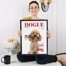 Carica l&#39;immagine nel visualizzatore di Gallery, Personalisiertes Haustier Poster - Hundemagazin mit Foto deines Haustiers
