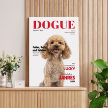 Carica l&#39;immagine nel visualizzatore di Gallery, Personalisiertes Haustier Poster - Hundemagazin mit Foto deines Haustiers
