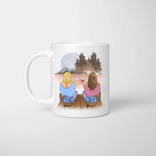 Carica l&#39;immagine nel visualizzatore di Gallery, Am liebsten trinke ich Kaffee...IN RUHE! - Personalisierte Tasse Freundinnen &amp; Kolleginnen (2-4 Personen)
