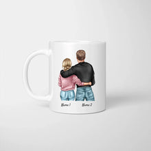 Carica l&#39;immagine nel visualizzatore di Gallery, Brauche kein Google, meine Frau weiss eh alles besser - Personalisierte Pärchen-Tasse
