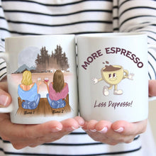 Carica l&#39;immagine nel visualizzatore di Gallery, More espresso, less depresso - Gepersonaliseerde collega mok (2-4 personen)
