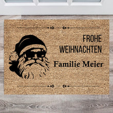 Carica l&#39;immagine nel visualizzatore di Gallery, Frohe Weihnachten von unserer Familie - Personalisierte Fußmatte für innen &amp; aussen
