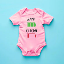 Carica l&#39;immagine nel visualizzatore di Gallery, Ich: Viel Energie, Eltern: Wenig Energie - Personalisierter Baby-Onesie/ Strampler, 100% Bio-Baumwolle
