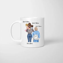 Carica l&#39;immagine nel visualizzatore di Gallery, Mama, wir lieben dich jeden Tag - Personalisierte Tasse zu Weihnachten (Mutter mit 1-4 Kindern)
