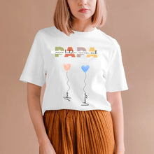 Carica l&#39;immagine nel visualizzatore di Gallery, Meine Liebsten nennen mich PAPA - Personalisiertes T-Shirt (100% Baumwolle, Unisex)
